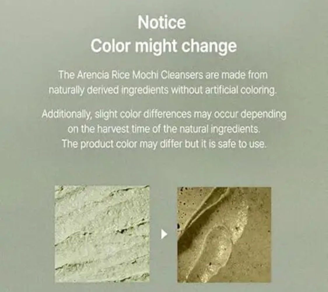 Arencia Rice Mochi Cleanser |Brightening & Hydrating Face Wash for Soft Glowing Skin
