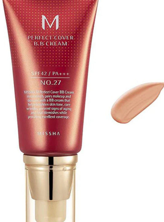 Missha M Perfect Cover BB Cream Mini SPF42 PA+++ |Travel‑Size Medium‑High Coverage (20 ml)