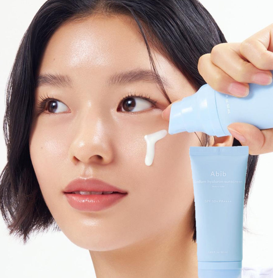 Abib Sedum Hyaluron Sun Essence SPF50++| Hydrating Daily Sunscreen with Hyaluronic Acid (50ml)