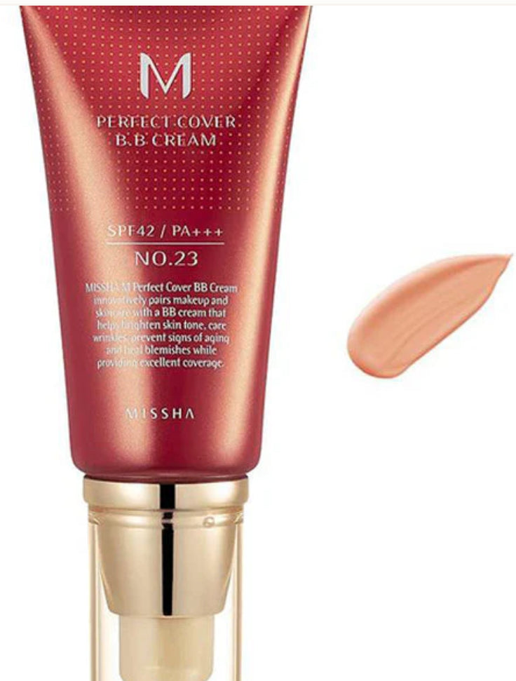 Missha M Perfect Cover BB Cream Mini SPF42 PA+++ |Travel‑Size Medium‑High Coverage (20 ml)