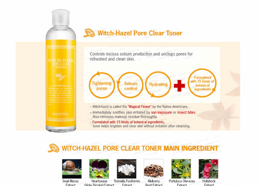 Secret Key - Fresh Nature Toner (Witch Hazel Extract)