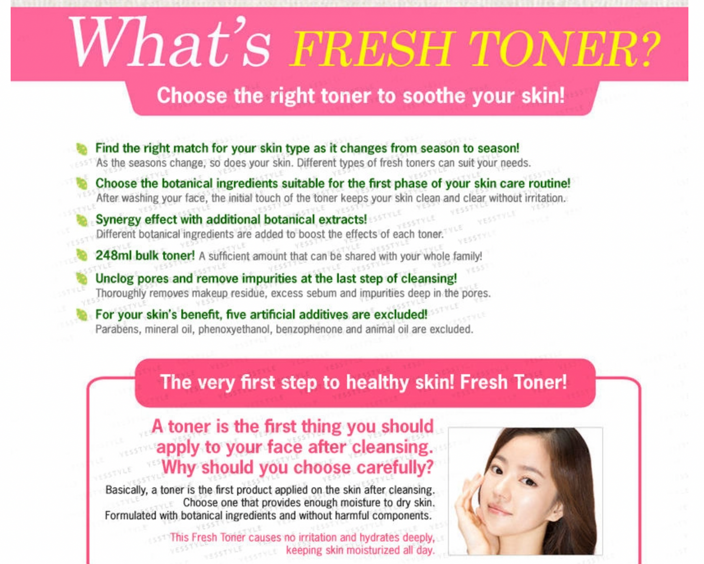 Secret Key - Fresh Nature Toner (Witch Hazel Extract)